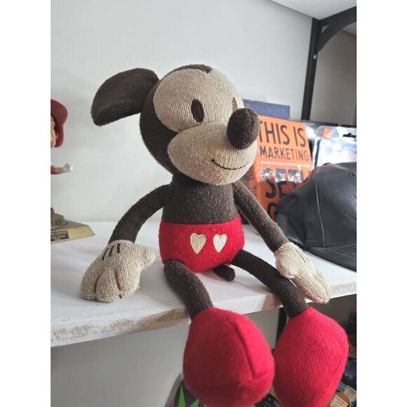 Hallmark Disney Sweetheart Mickey Mouse Plush Vintage Stuffed Animal - Picture 2 of 9